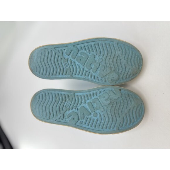 Native Shoes Kids Size C12 Blue Jefferson Slip‎ On Rubber Water Washable Beach - Picture 8 of 9